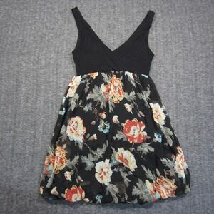 American Rag Dress Womens XS Dark Floral Whimsigoth Cottagecore Witchy Fairy Y2k